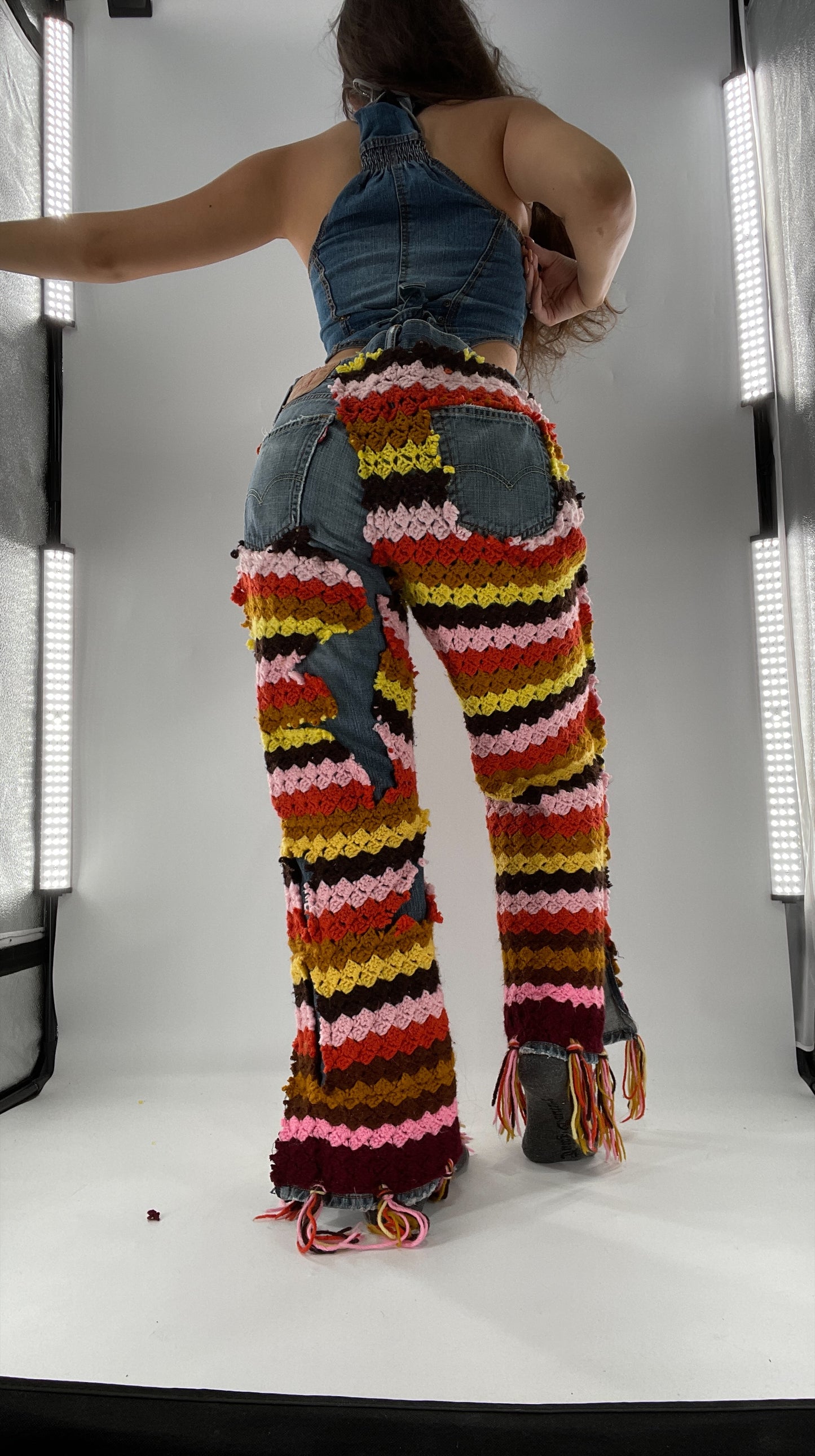 CUSTOM Handmade Raggedy Ann Crochet Levi’s