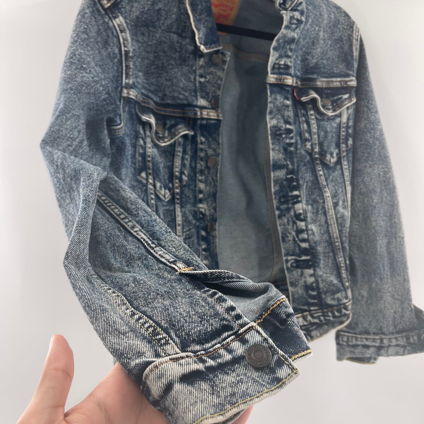 Levi Strauss Acid Washed Denim Jacket (S)