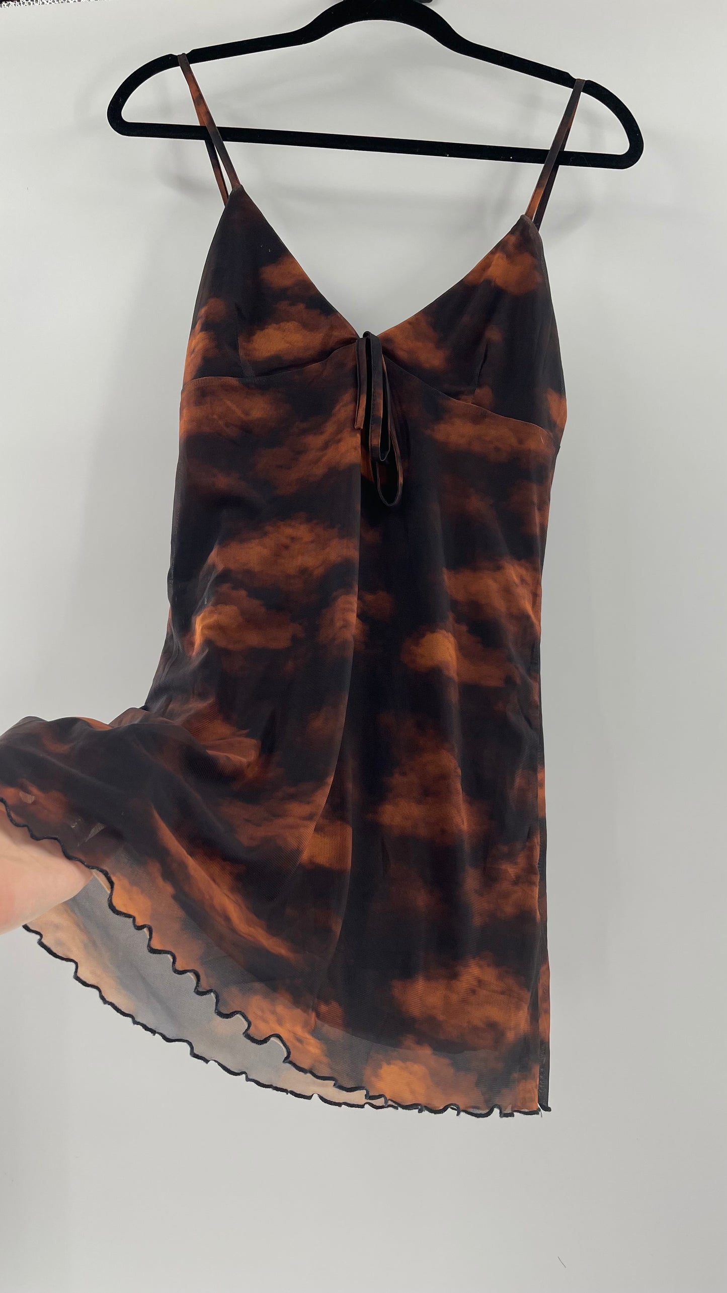 HighRack Sublime Rusted Clouds Mesh Slip Dress (Slip)