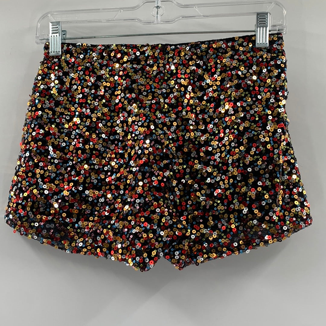 Forever 21 Rainbow Sequence Shorts (Size S)
