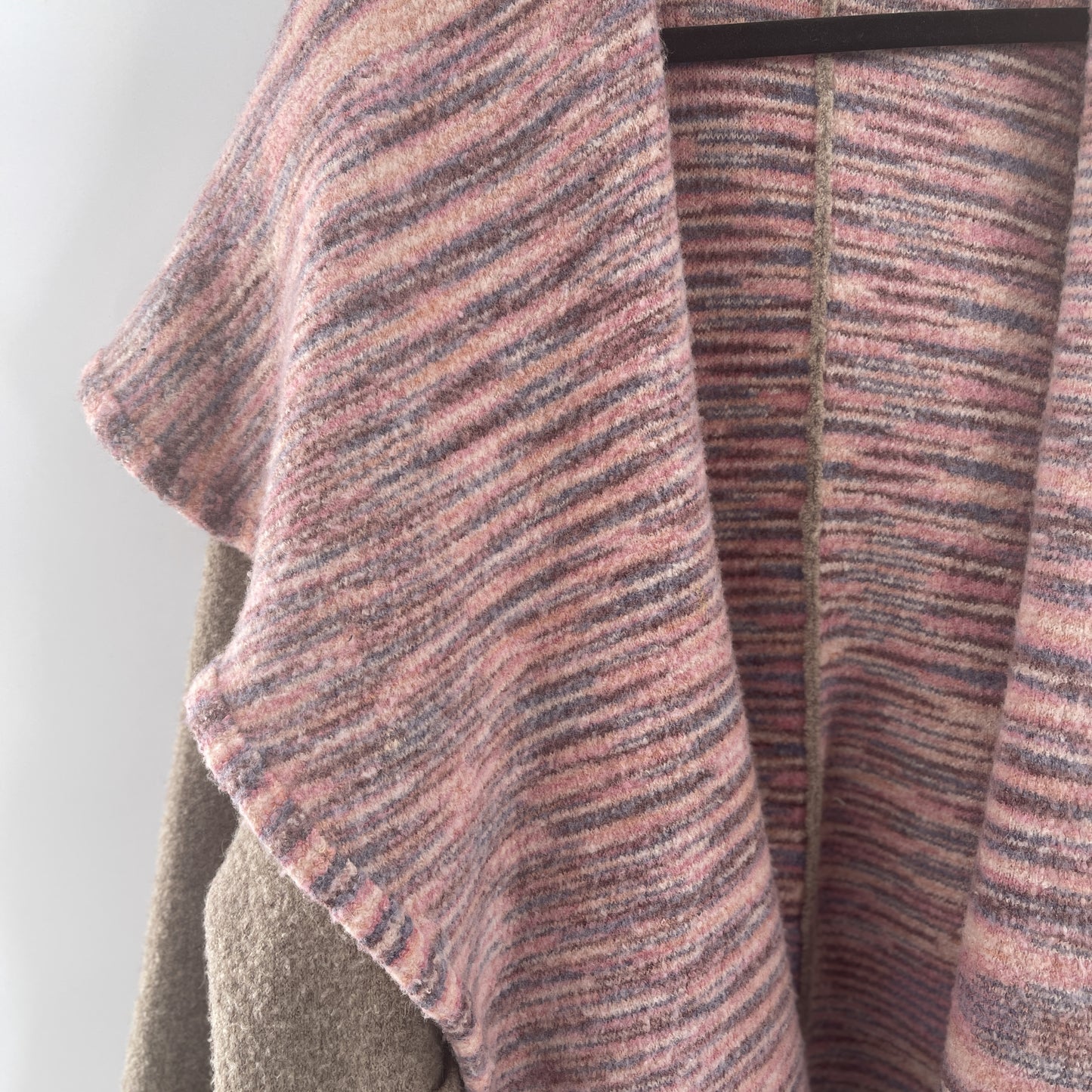 Anthropologie Reversible Knit Pink and Light Brown Jacket (Size XS/S)i