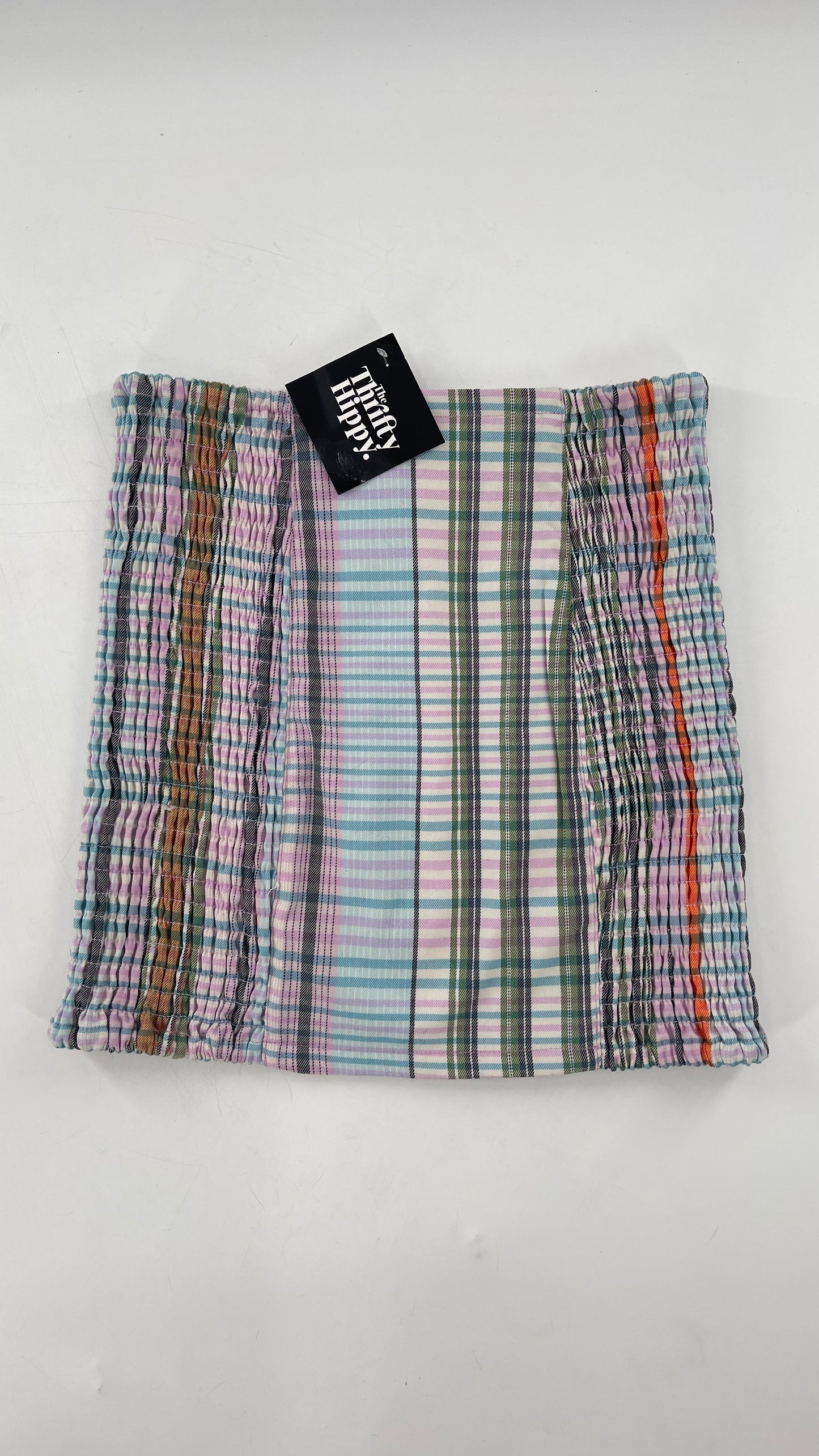 Urban Outfitters Plaid Hook and Eye Closure Front Skirt (Medium)