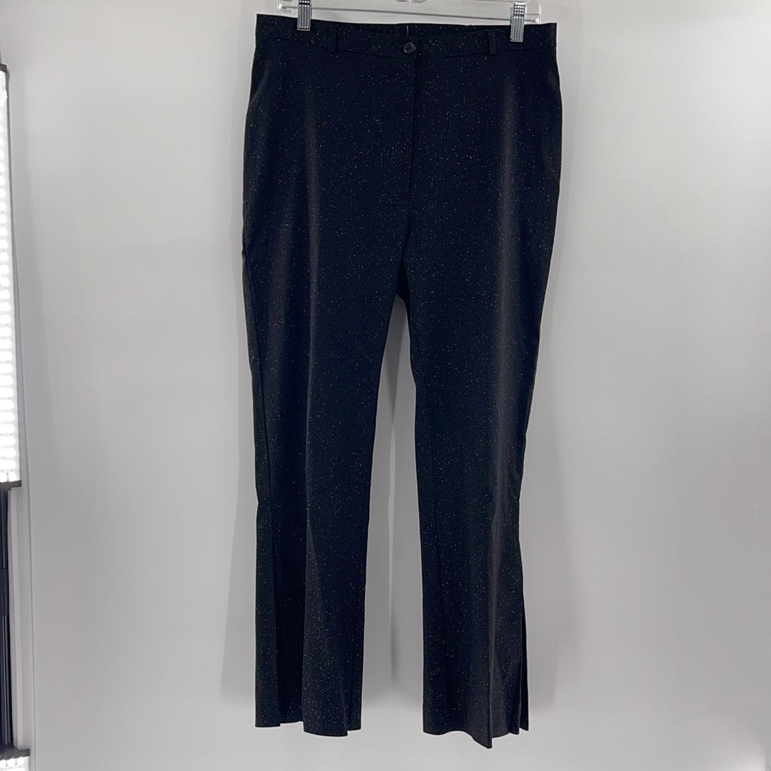 CLOCKHOUSE Vintage Button Up Sparkle Pants (Sz 28)