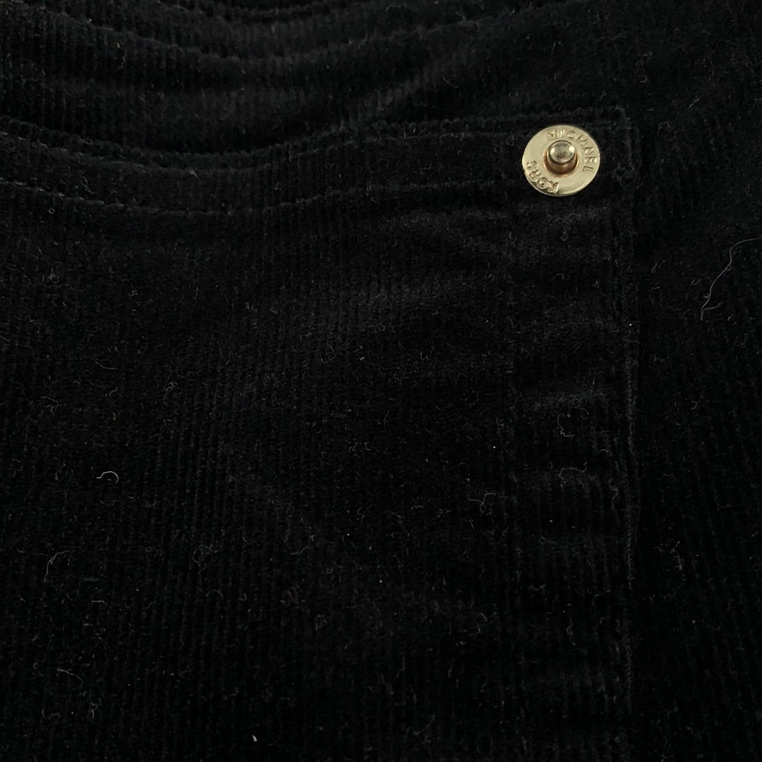 Michael Kors Black Corduroy Pants (Size 8P)