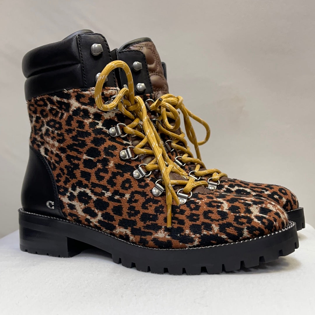 Coach Leopard Print Boots
