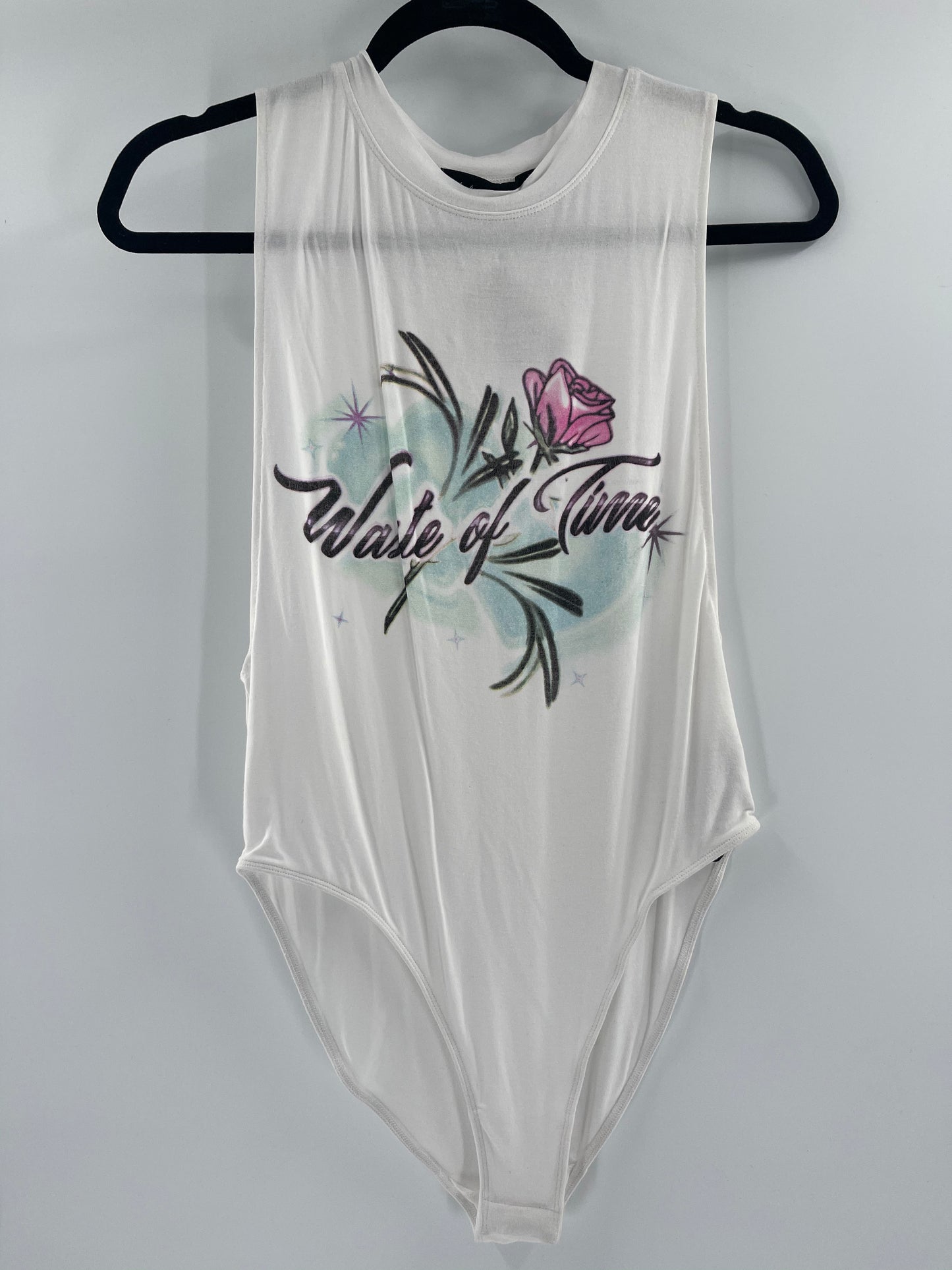 Out From Under White Airbrush Graphic (M)