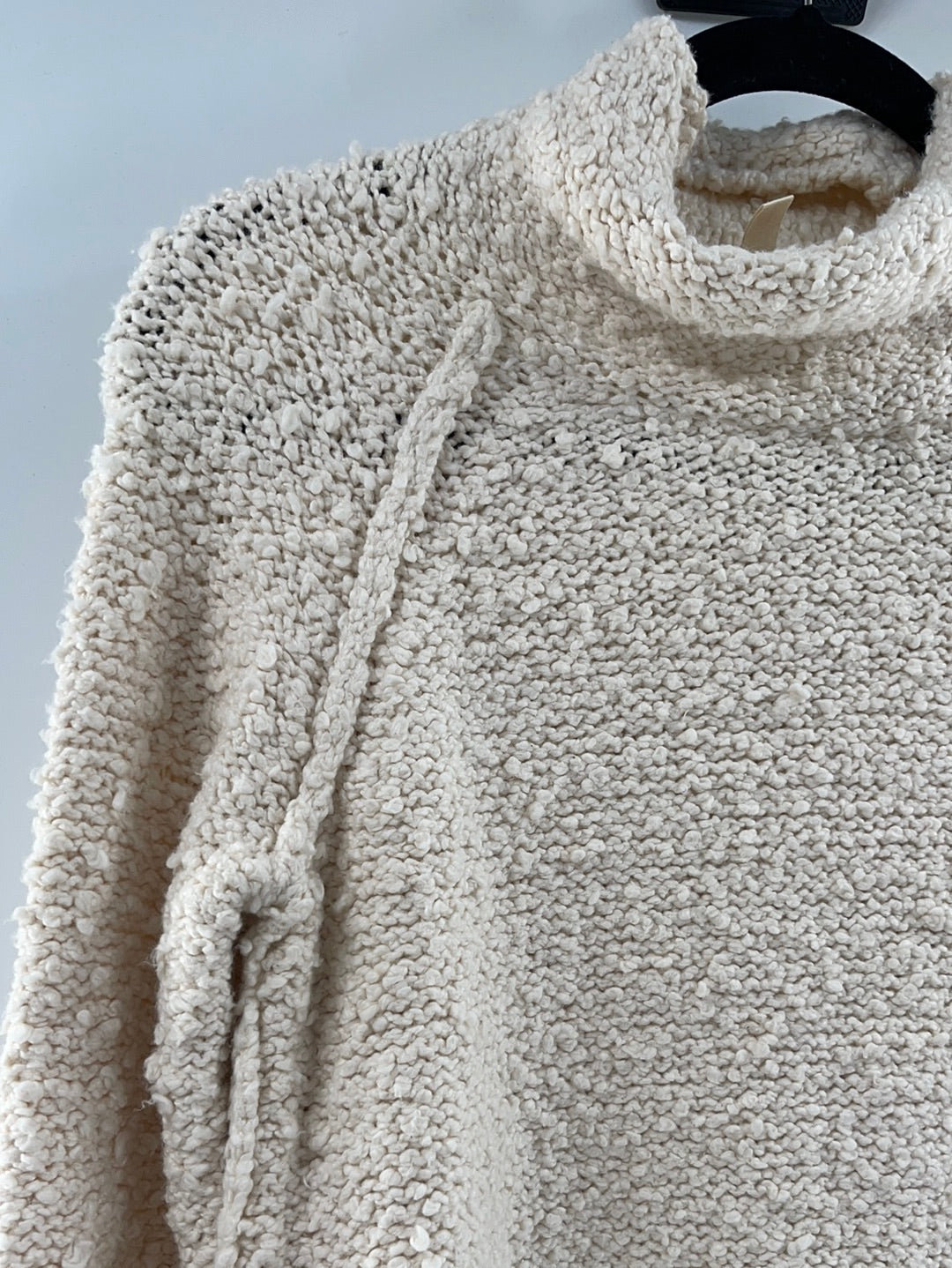 Anthropologie- Moth - Cream Mock Neck (Size XS)