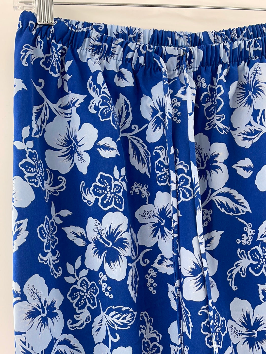 Blue Hawaiian Elastic Pants (Size Medium)