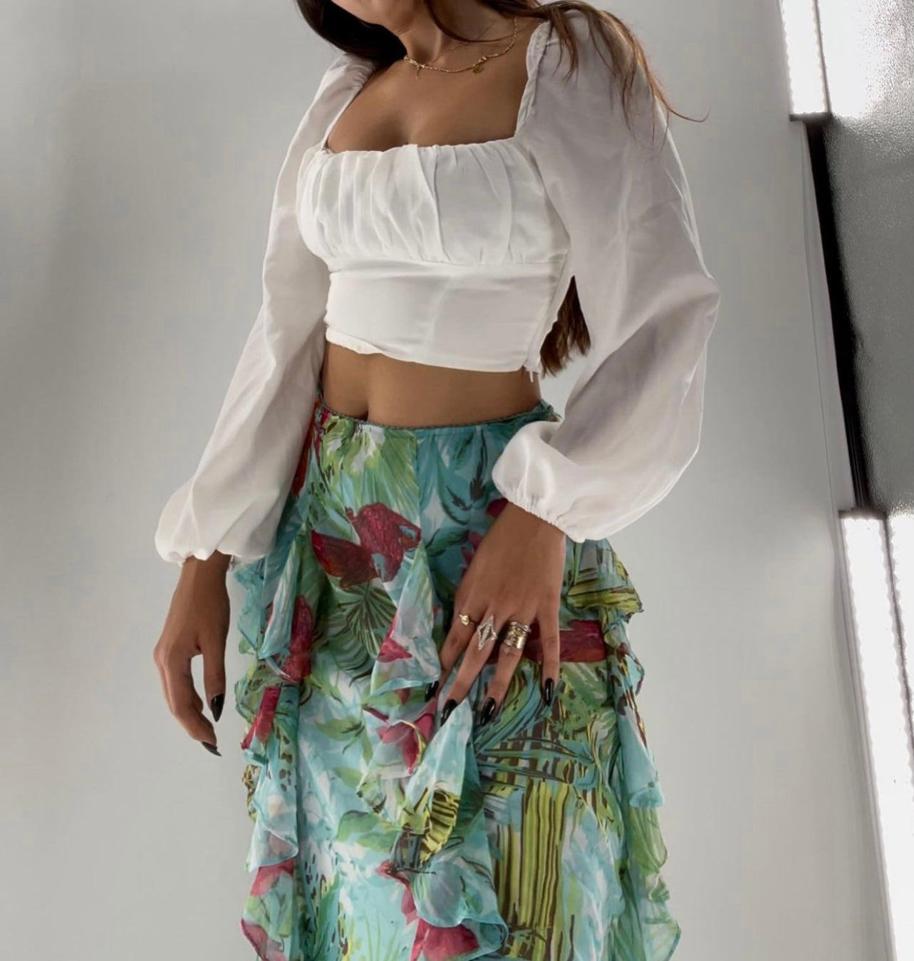 Princess Polly Cropped Milkmaid Top (4)