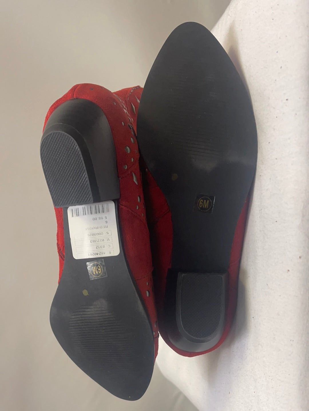 Coconuts by Matisse Red Kirin studded Boots