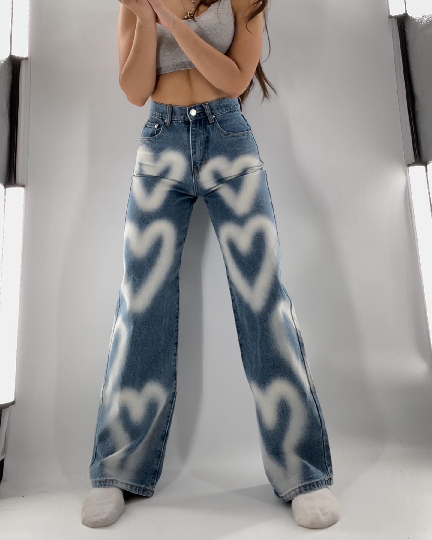 NWT Adika Heart Jeans (XS)