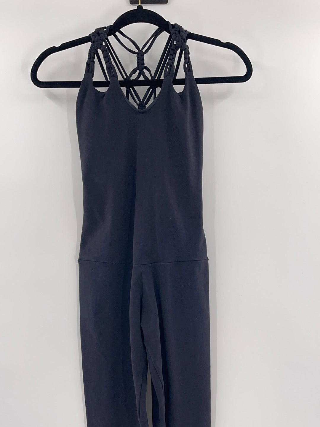 Mika Yogawear - Black Bodysuit Jumpsuit (Size Small)