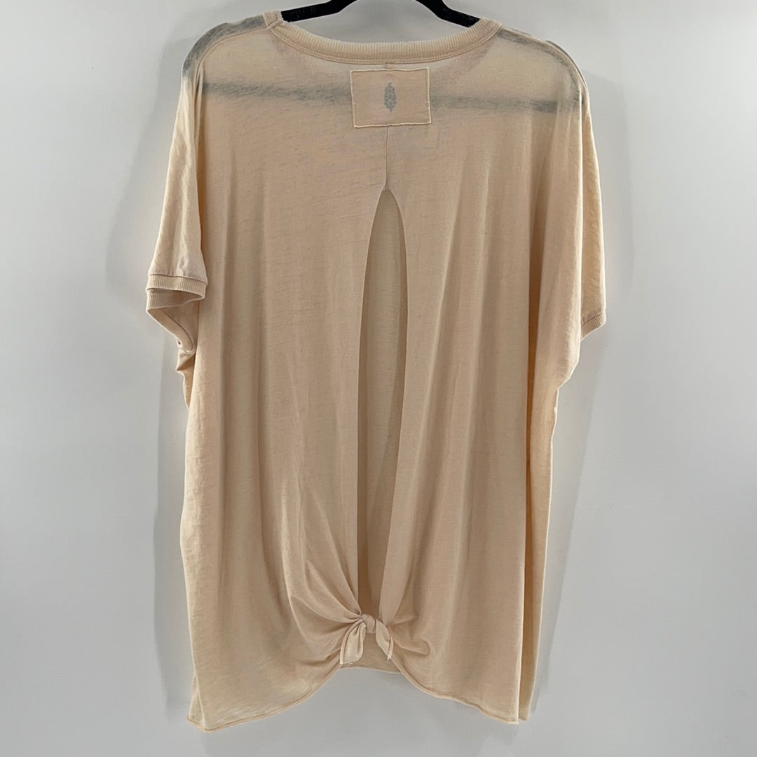 Free People Movement Oversized Pink T (XS)