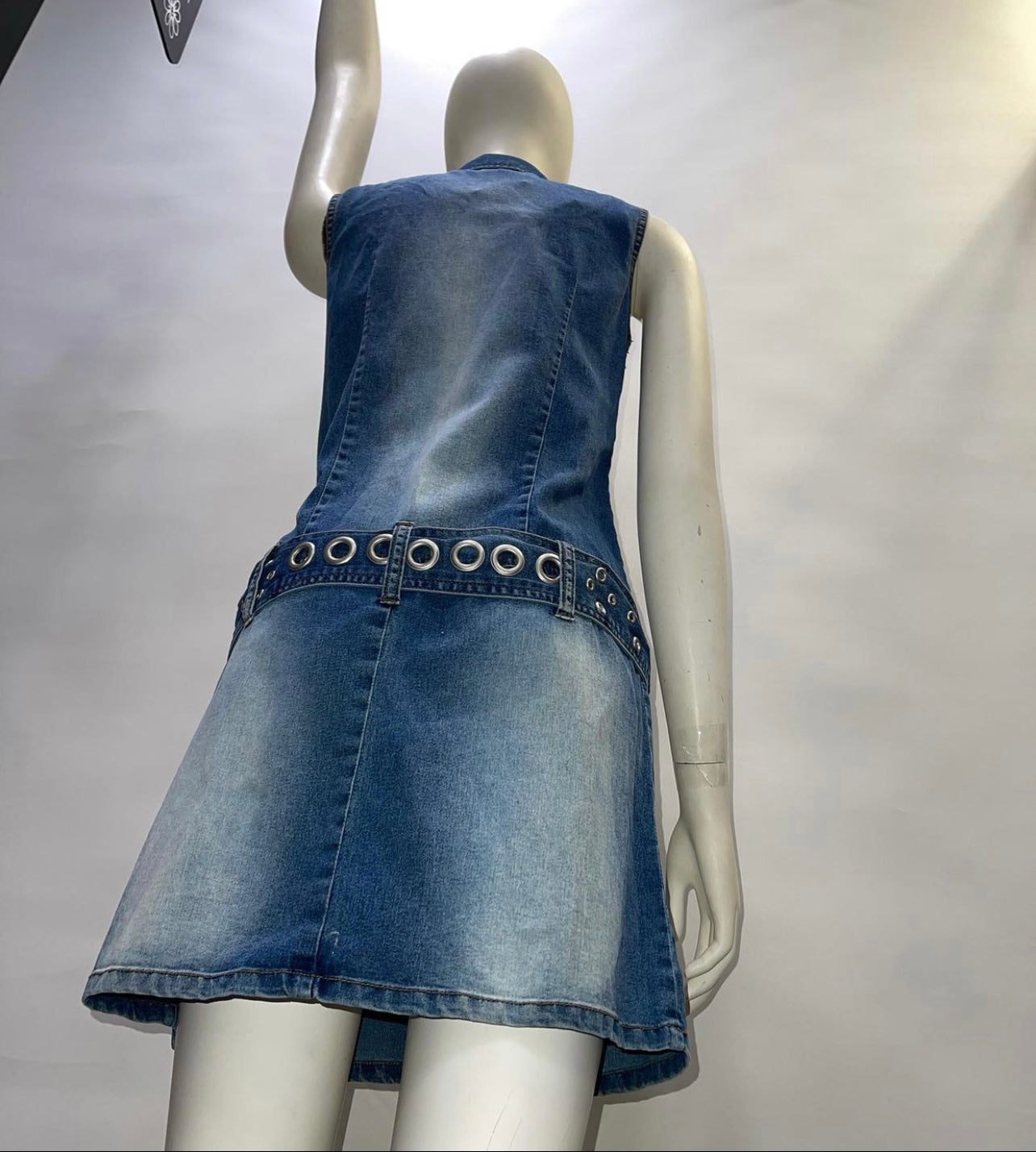 Vintage Younique Jeans Dress (SzS)