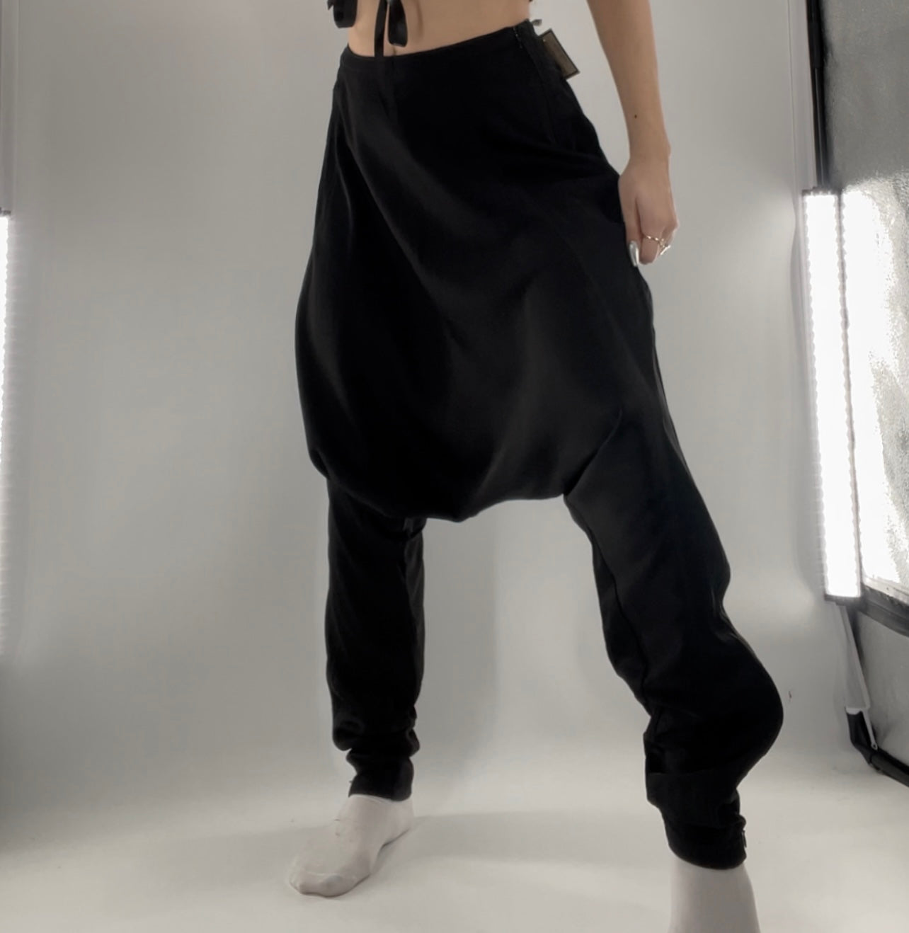 Costume National Silky Haram Pants Jet Blue (44)
