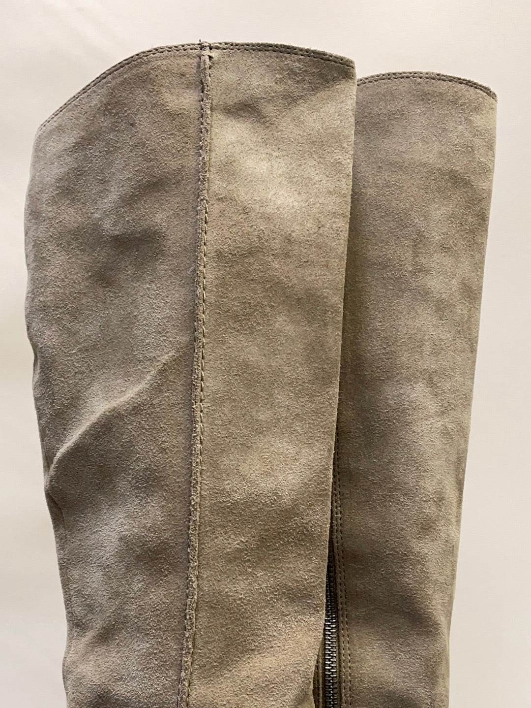 FRYE Suede Cream Boots