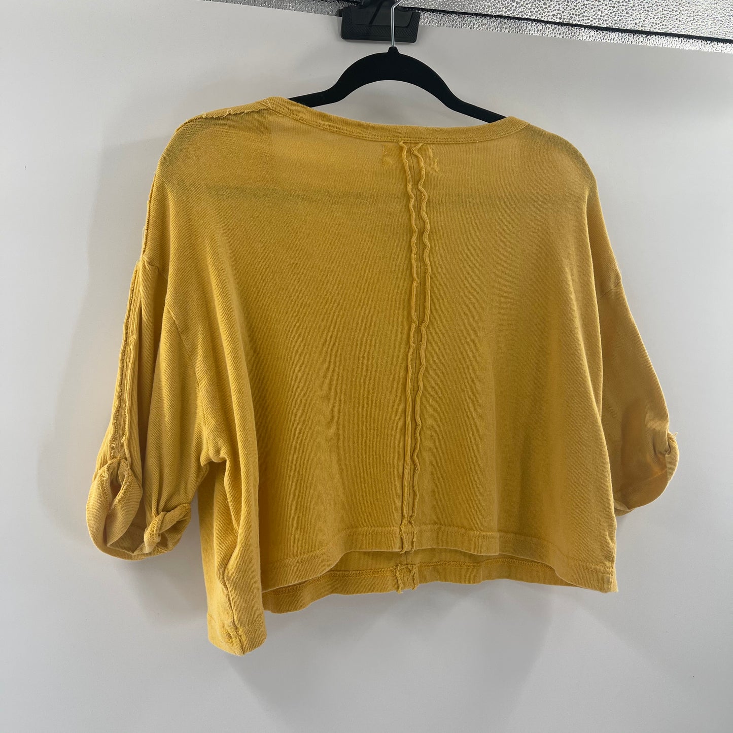 Urban Outfitters Mustard Yellow Cropped T (S)