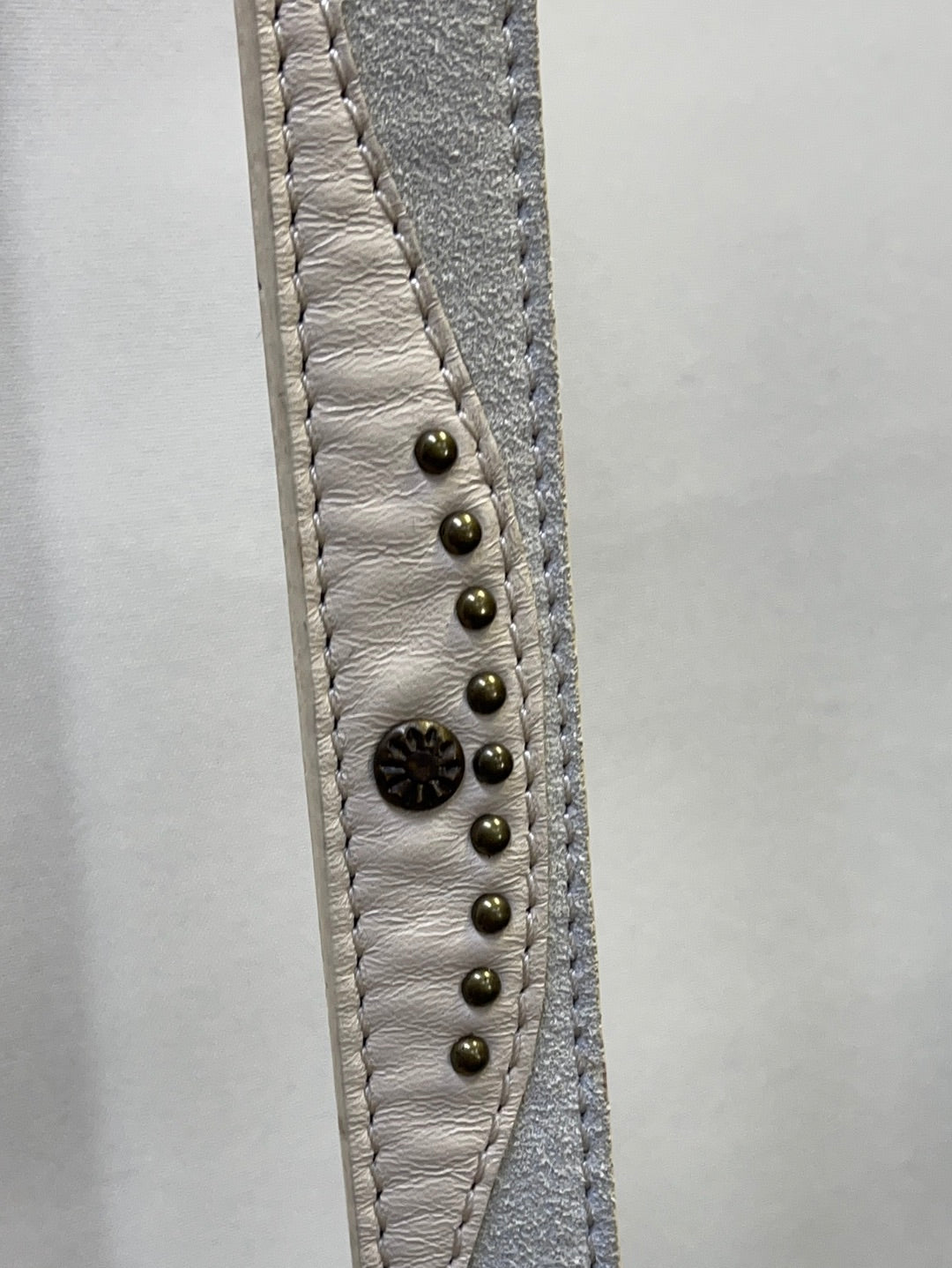 Free People White Studded Belt