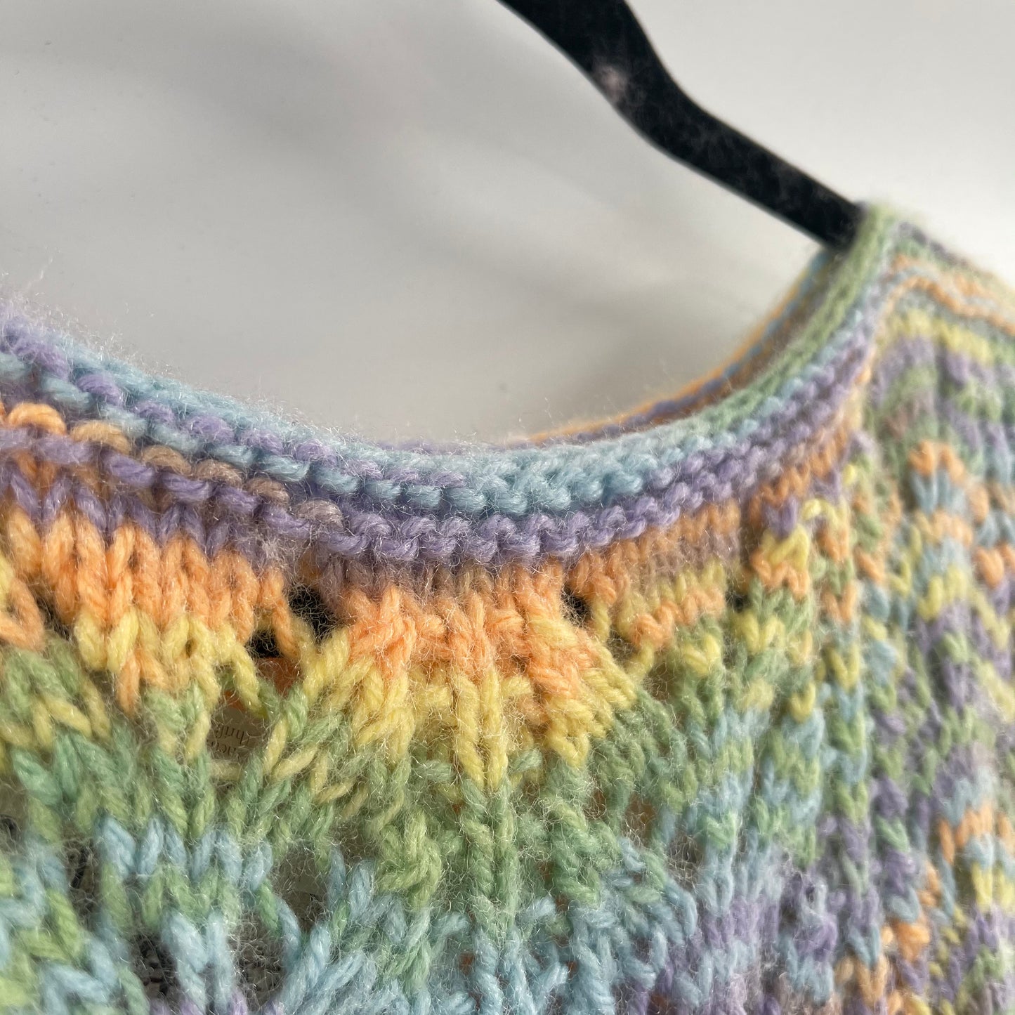 Vintage Pastel Knit Tank (S/M)