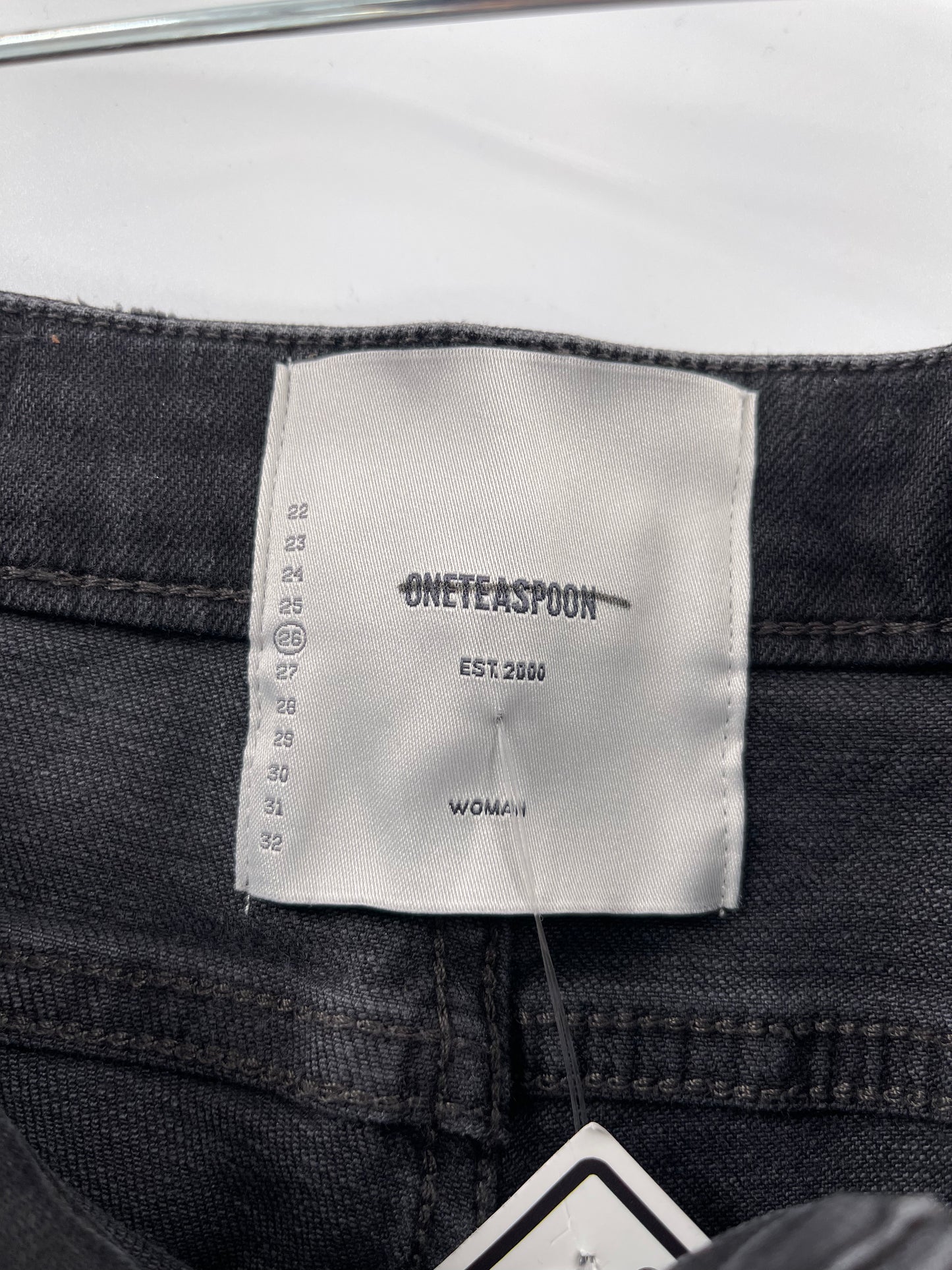 One Teaspoon Charcoal Grey “Awe Baggies Jean” (Sz 26)