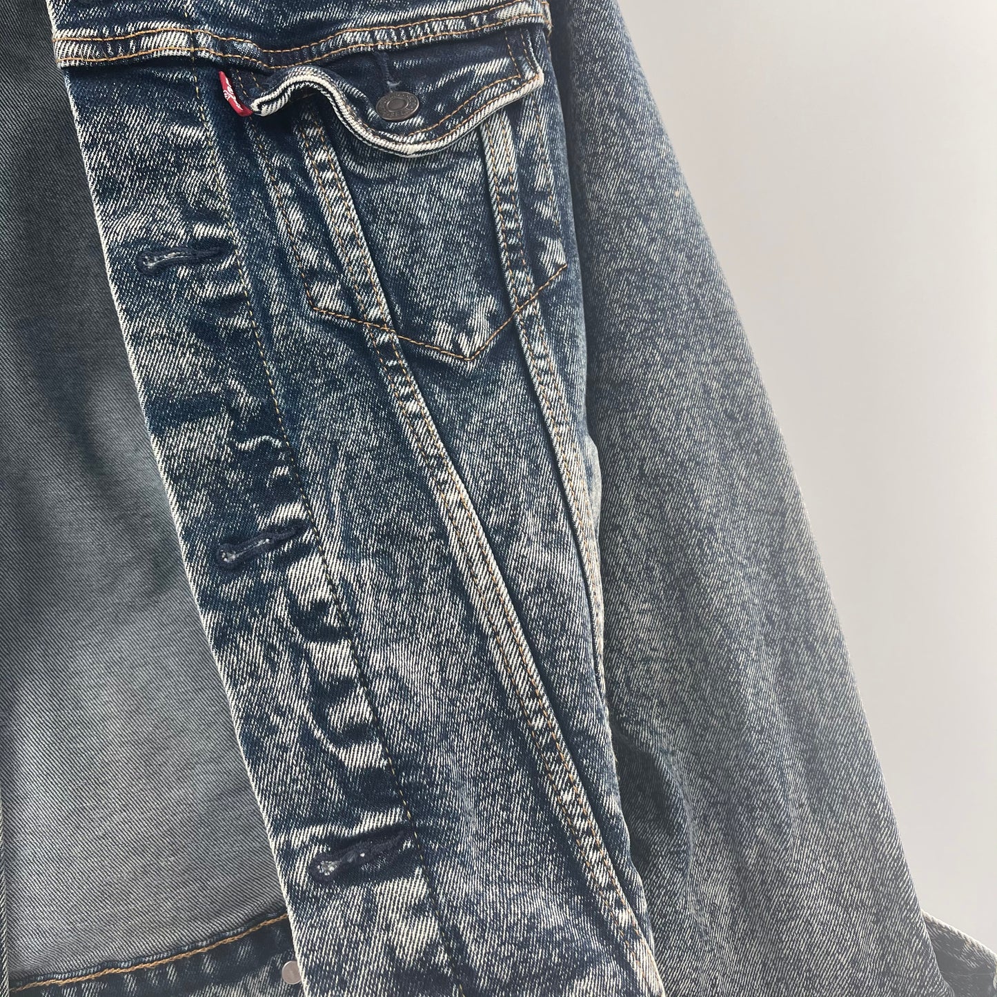 Levi Strauss Acid Washed Denim Jacket (S)