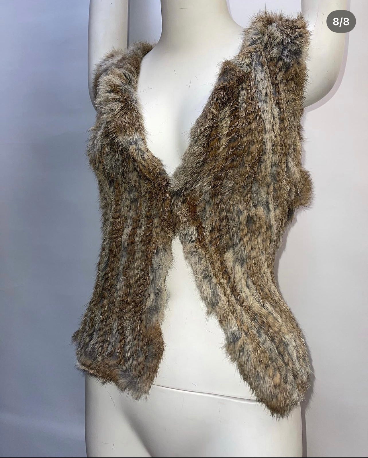 525 America Luxe Rabbit Fur Tank (S)