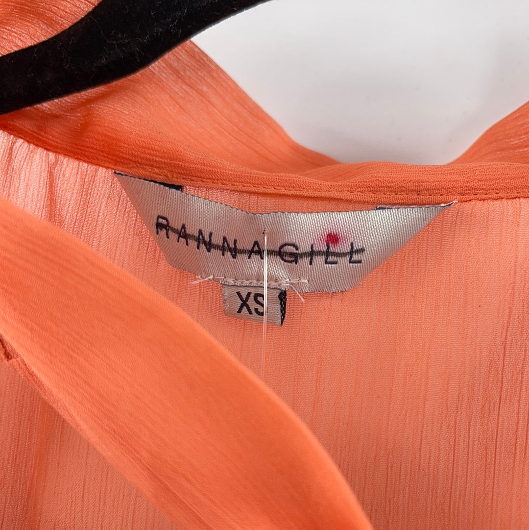 RANNA GIL Peach Long Sleeve (XS)