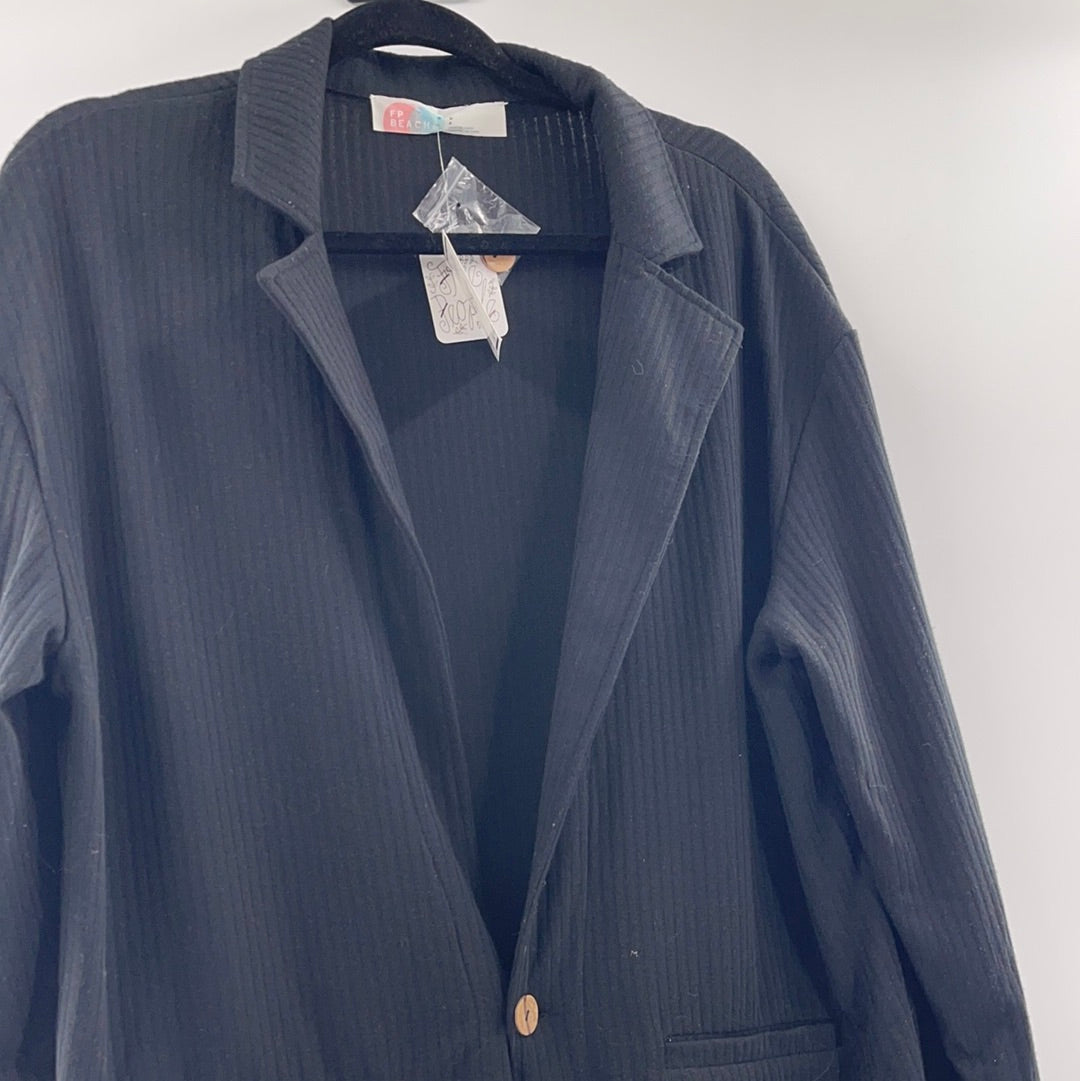 Free People Beach Ribbed Blazer (S)