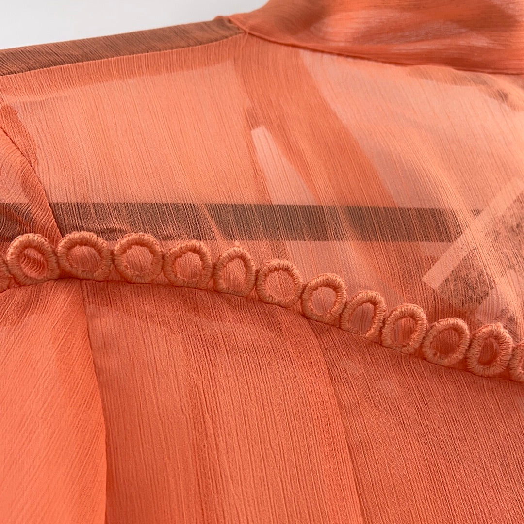 RANNA GIL Peach Long Sleeve (XS)