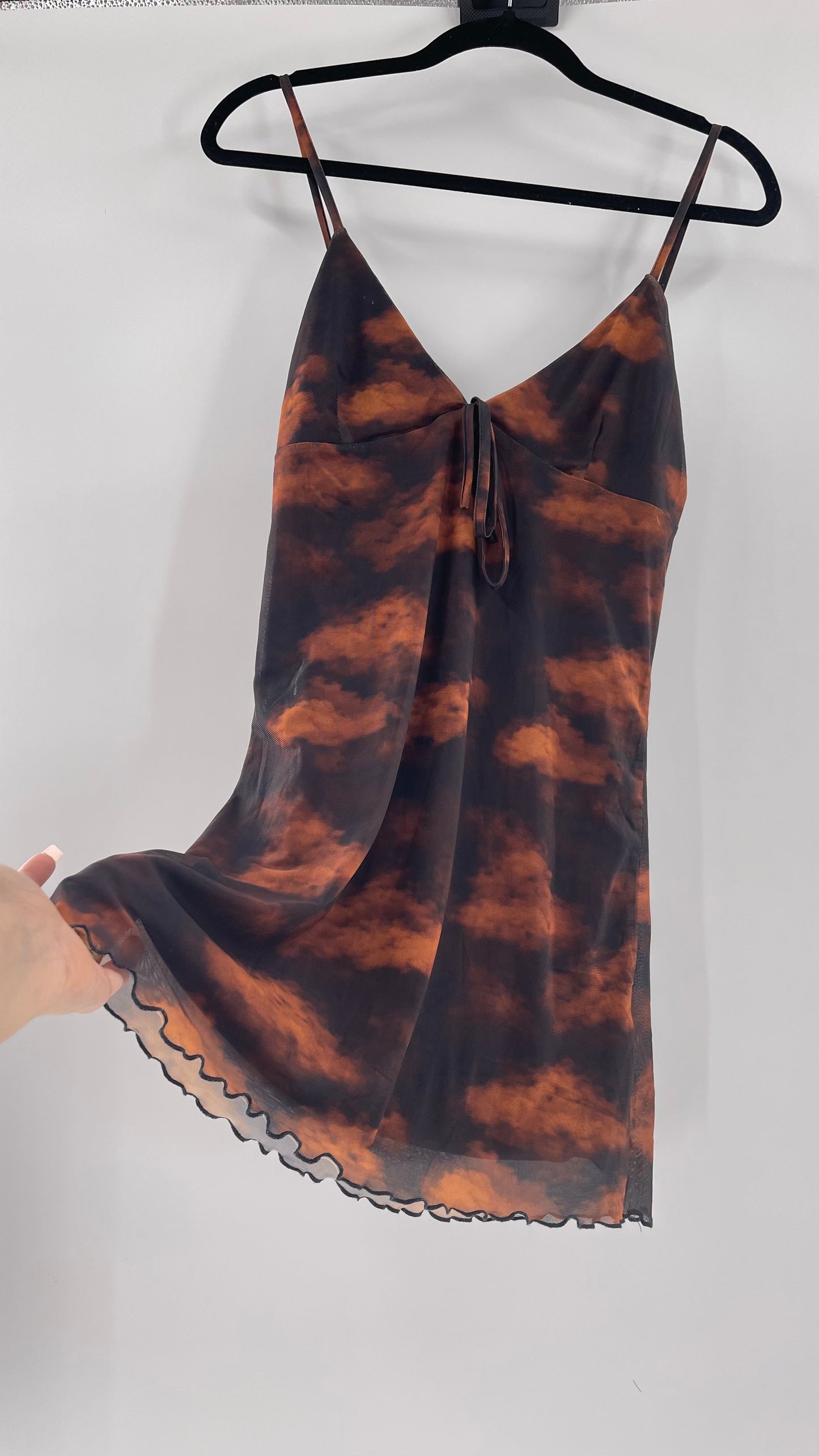 HighRack Sublime Rusted Clouds Mesh Slip Dress (Slip)