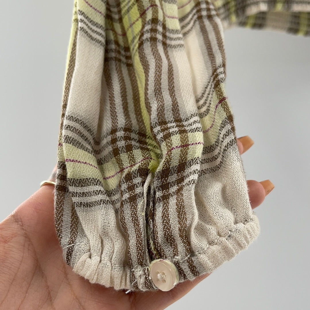 Free People Cropped Flannel (XS)