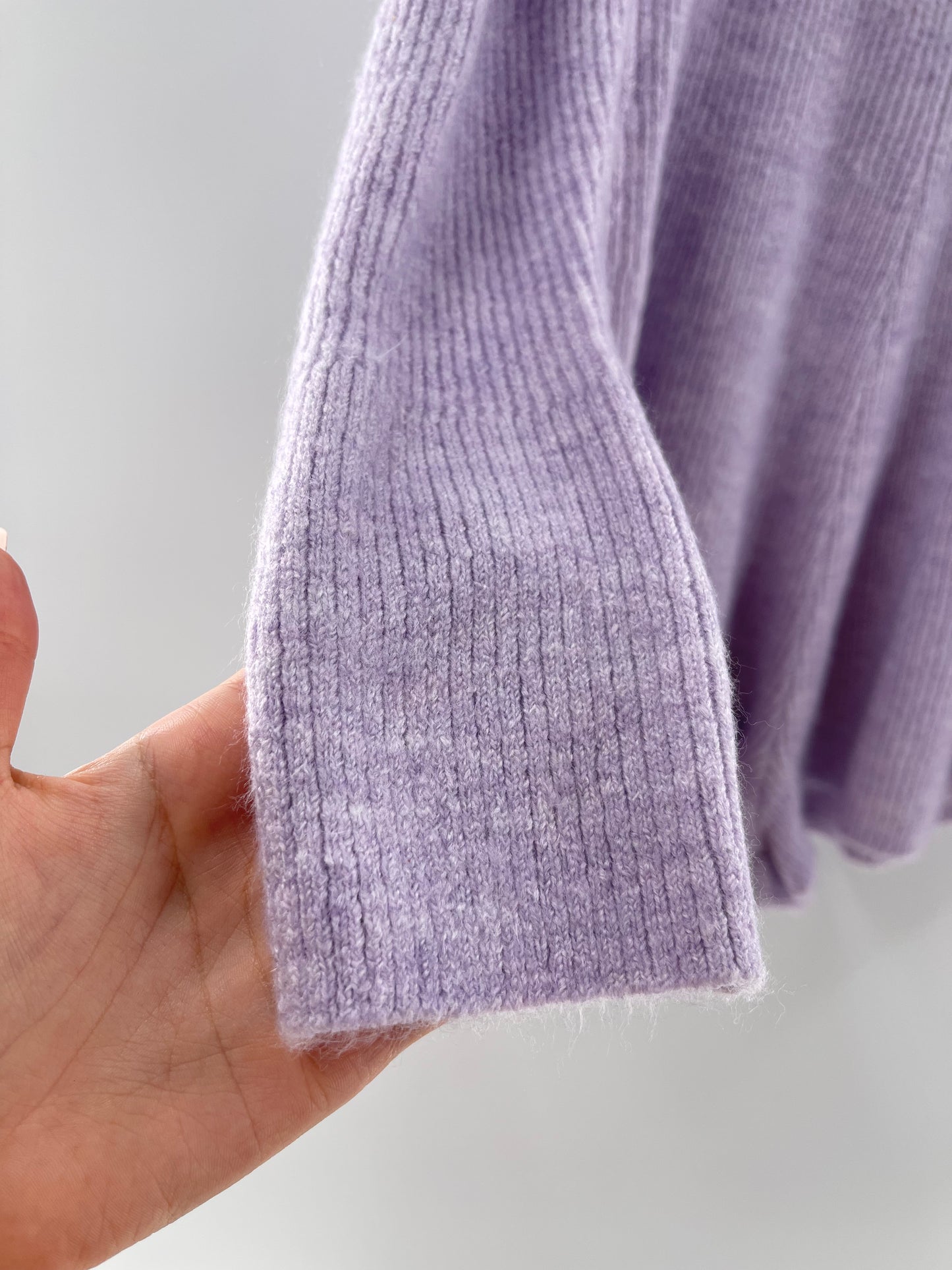 Urban Outfitters Lavendar Knit Playsuit (Large)