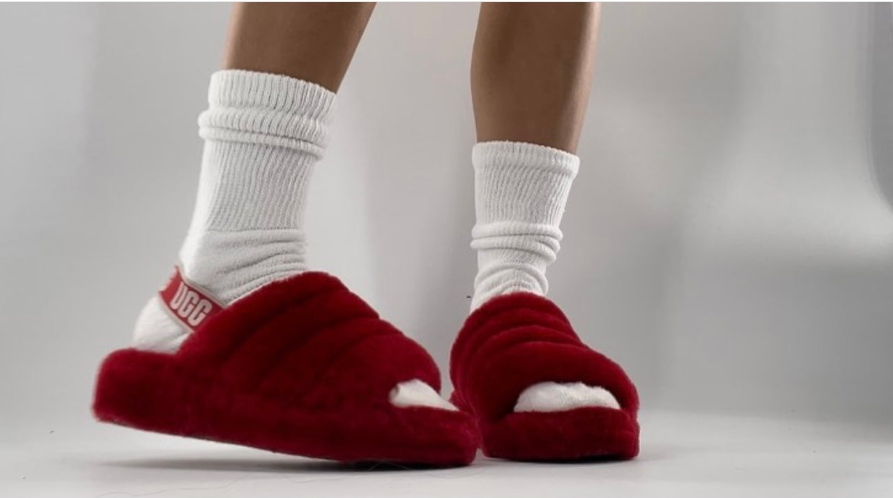 UGG Red Slides (7)