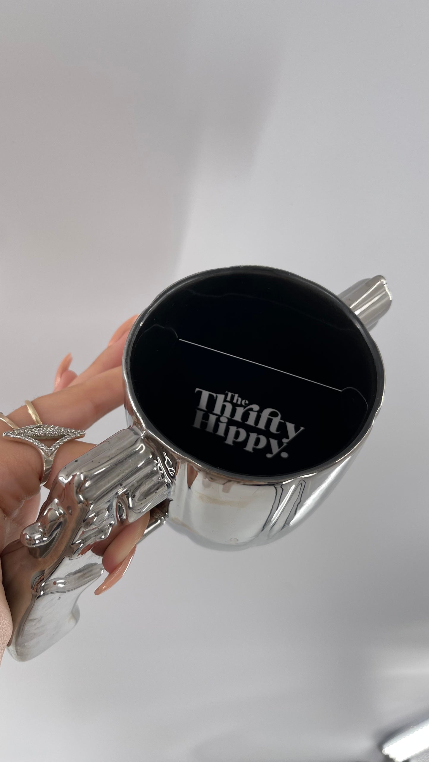 Chrome/Platinum Pistol Mug