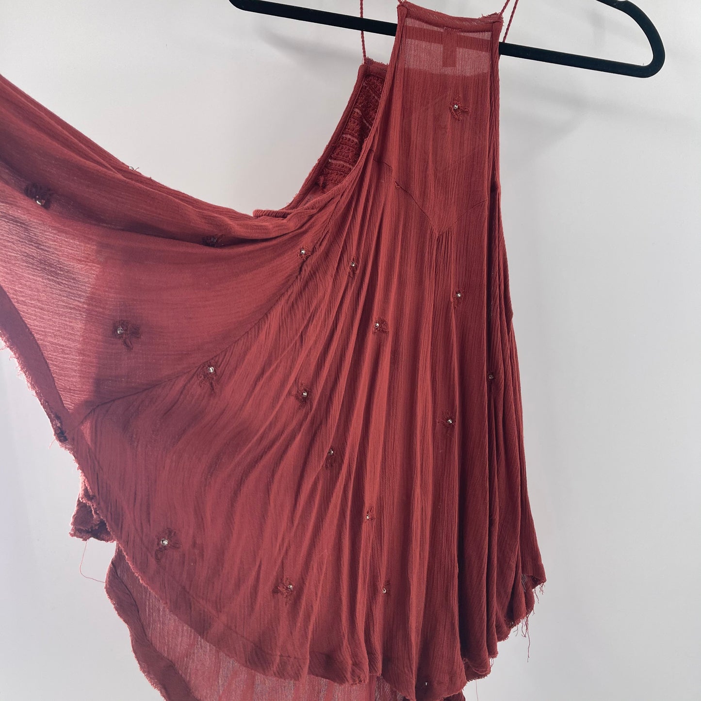 Intimately Free People Burnt Orange Tunic (S)