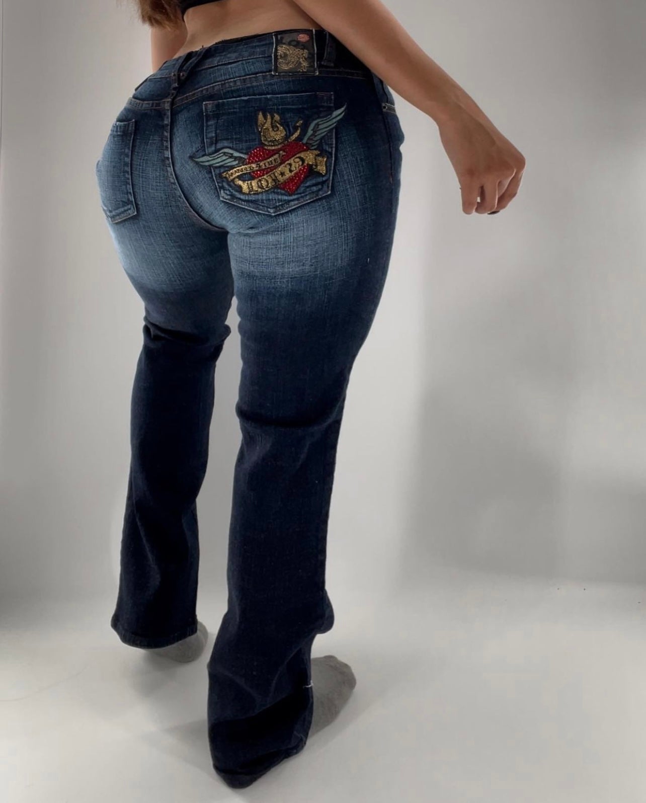 Lot 29 Vintage Embroidered Flares (Sz7)