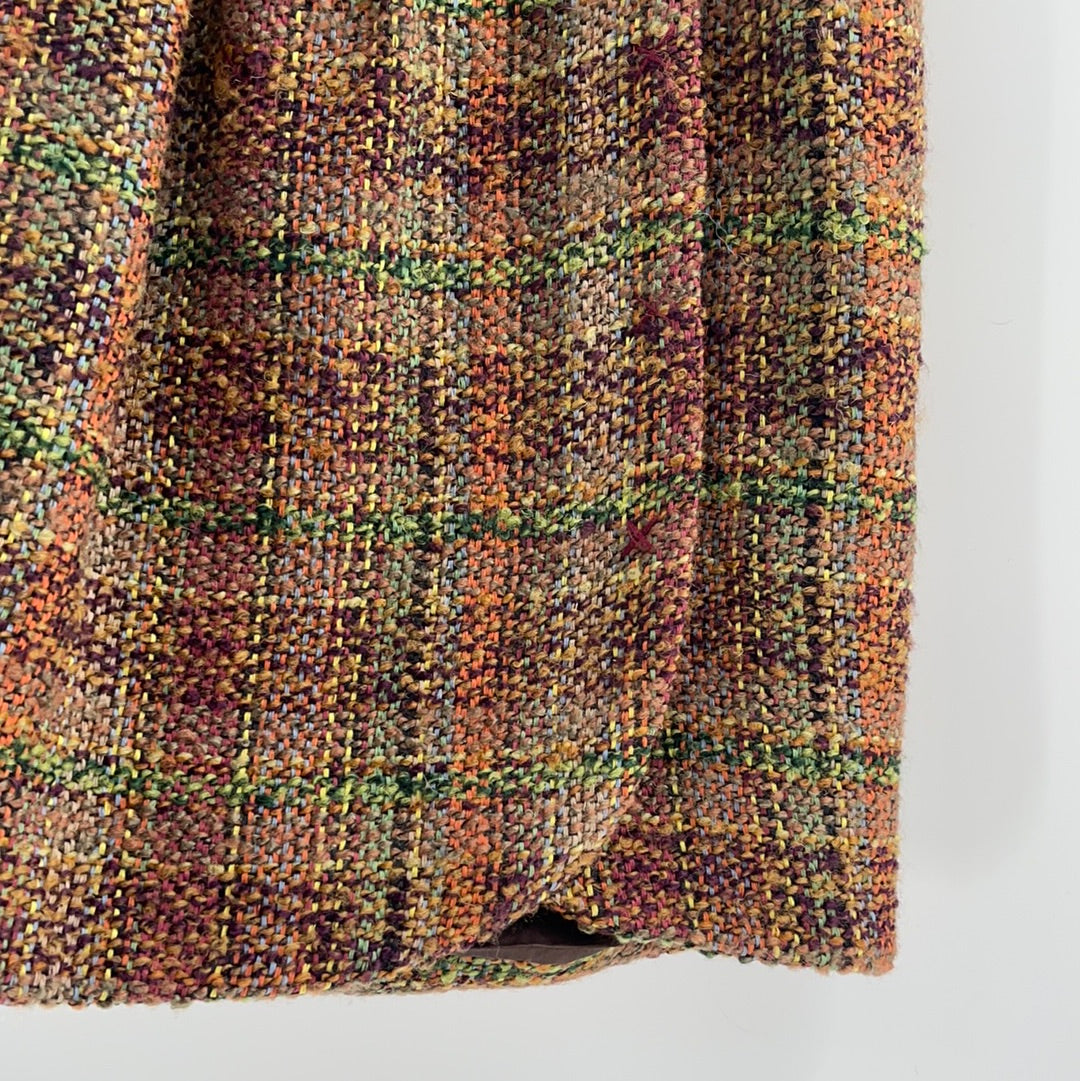 Odille AnthropoloOdille Anthropologie Brown + Green + Orange Knit (Size 4)