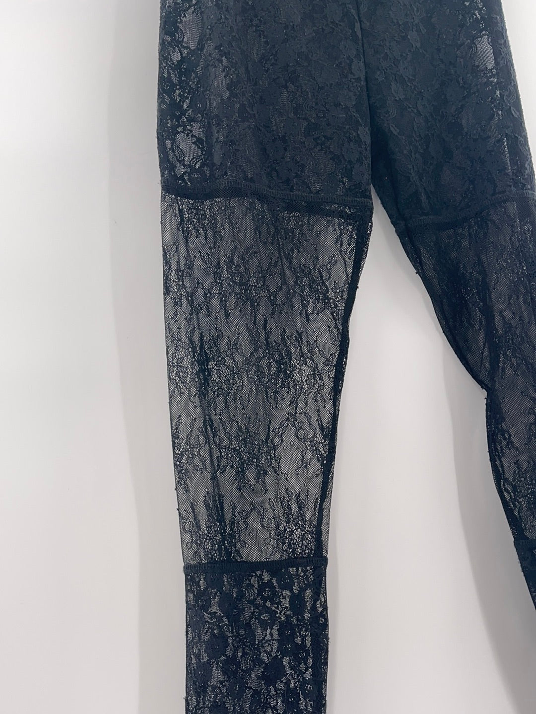 Free People Intimately Lace Leggings Black