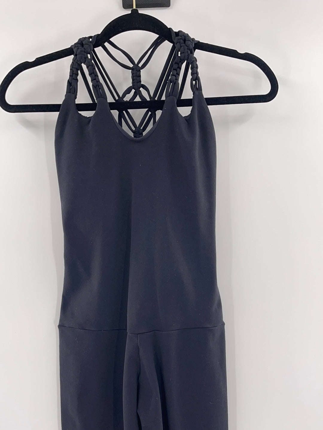 Mika Yogawear - Black Bodysuit Jumpsuit (Size Small)