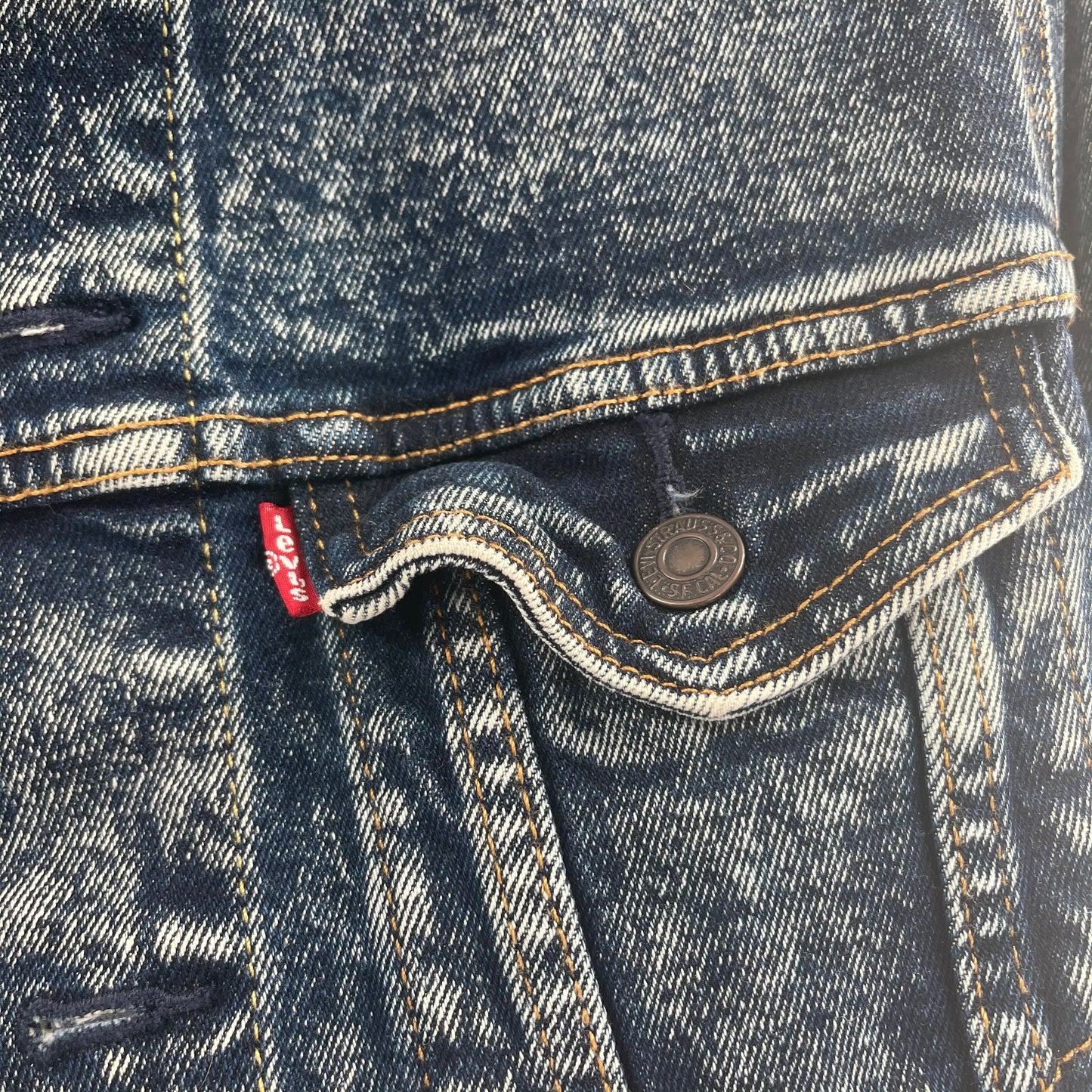 Levi Strauss Acid Washed Denim Jacket (S)