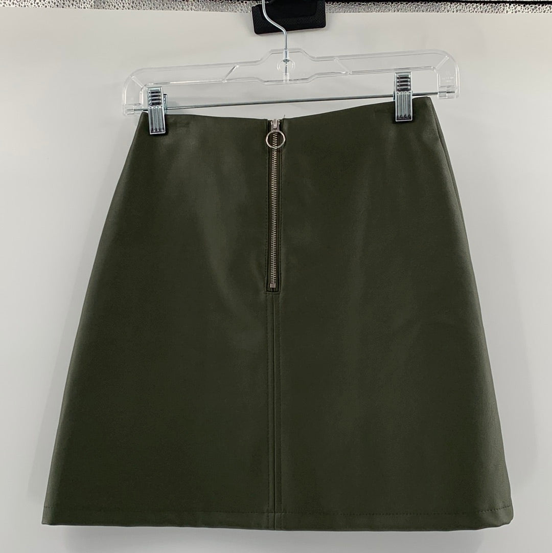 Primark Green Zip Up Back (Size 2)