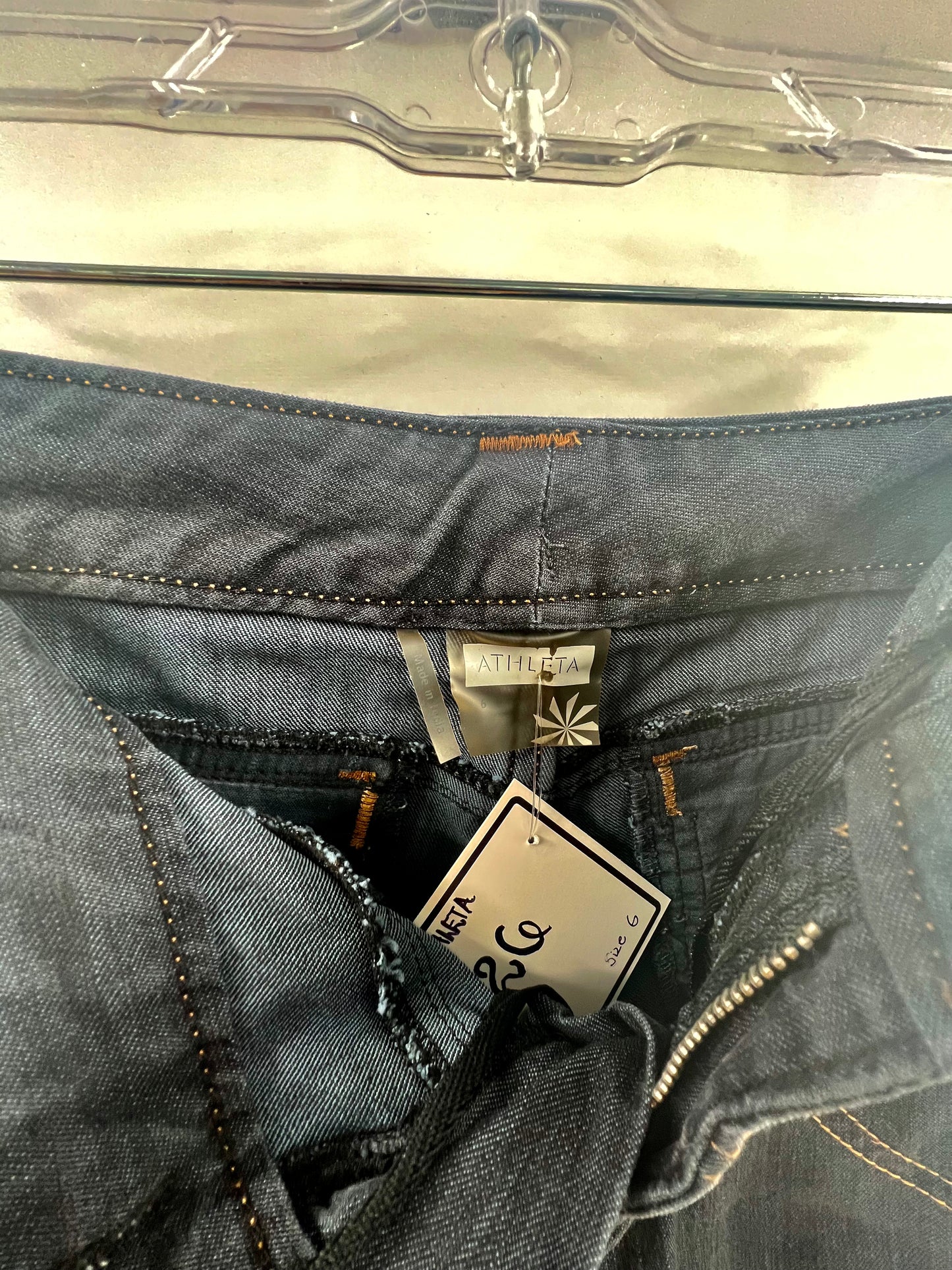 Athleta Flare Jeans with Calve Pockets (Size 6)