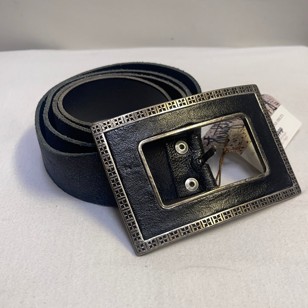 Antoniazzi Firenze Leather belt rectangular clasp