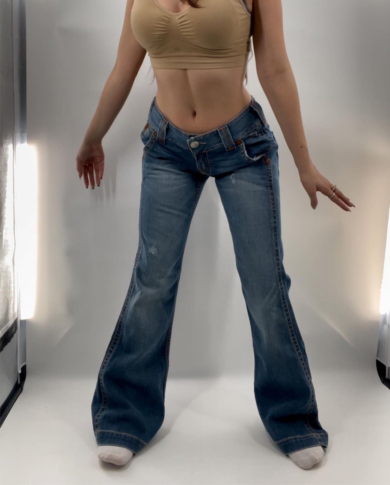 Vintage True Religion Kick Flares (Sz 30)