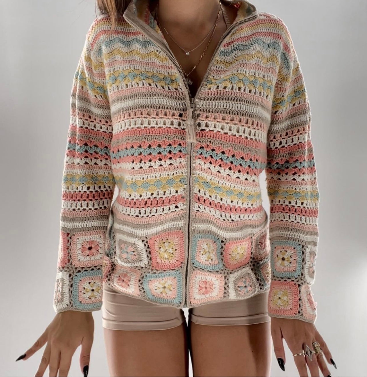 Granny Square Sweater (S/M)