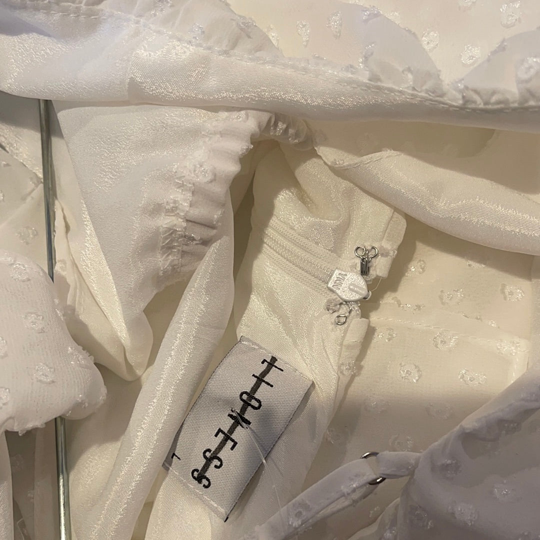 Lioness White Flamenco Dress (L)