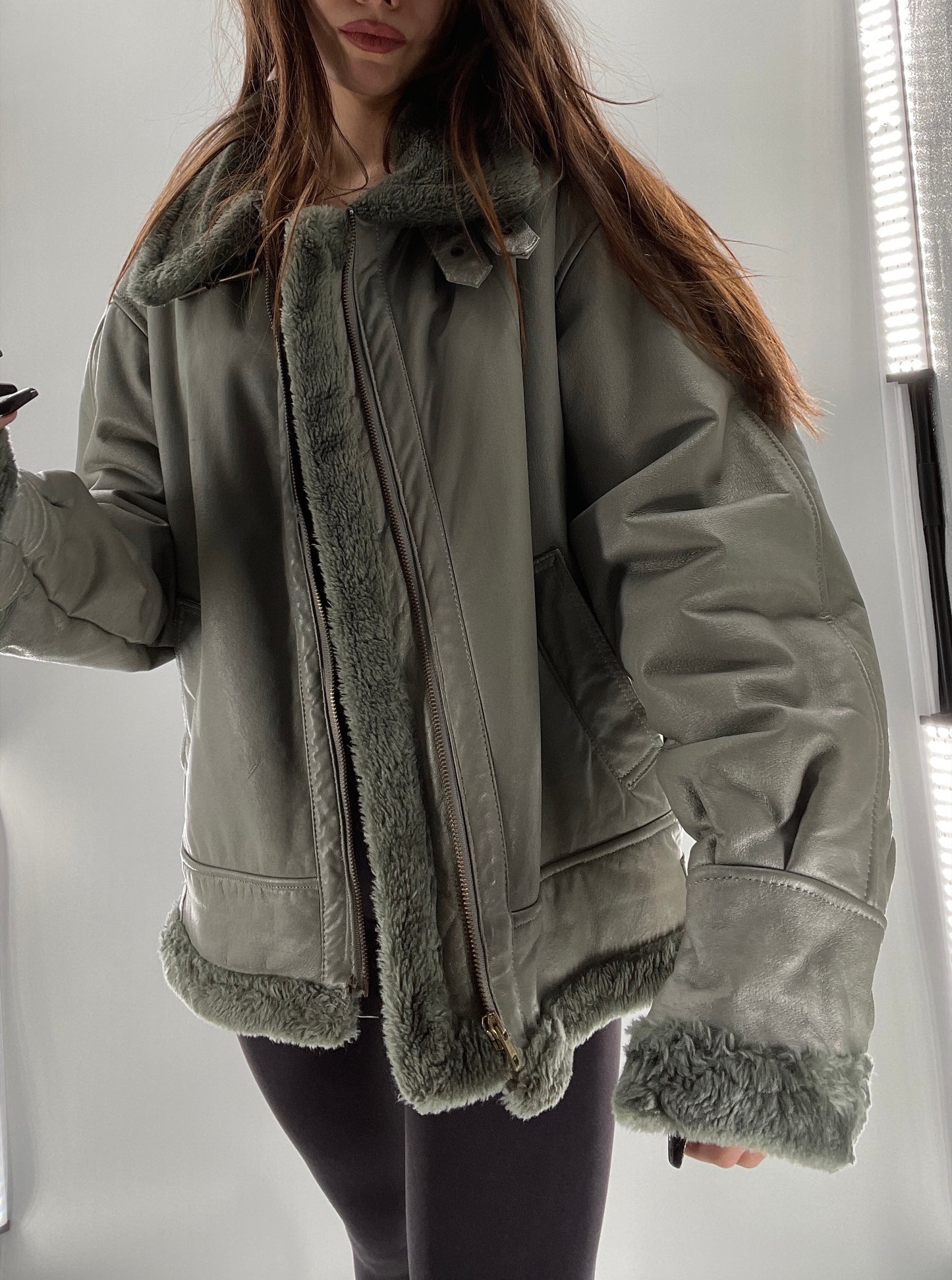 Rare Vintage Hind Leather Jacket (Medium)