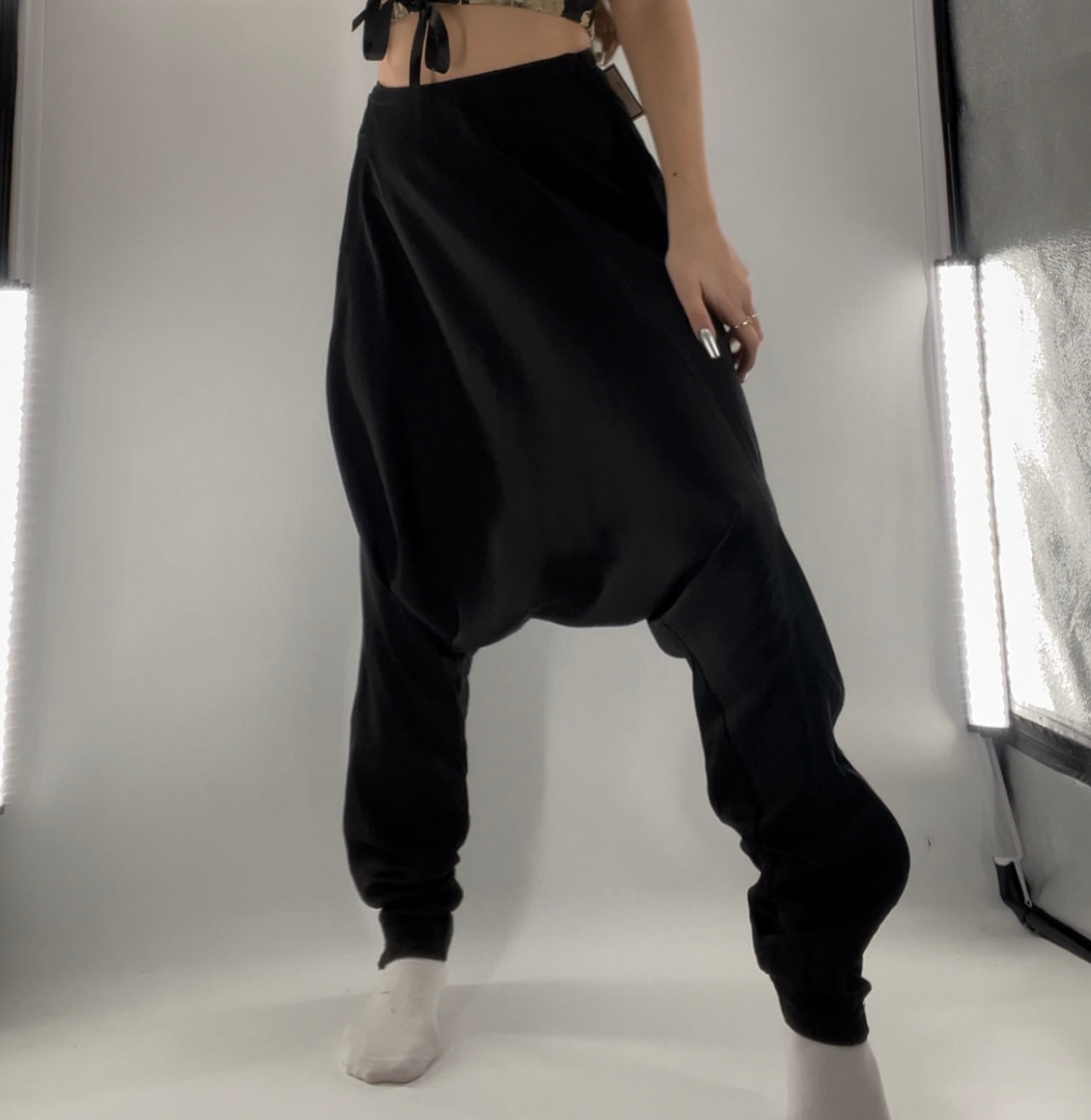 Costume National Silky Haram Pants Jet Blue (44)