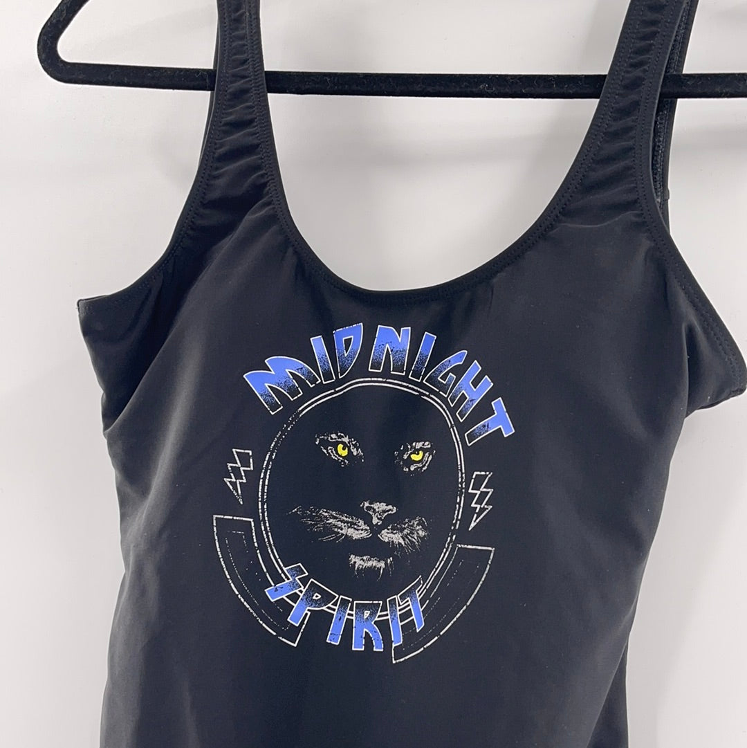 Pacsun Black Jaguar Bodysuit (M)