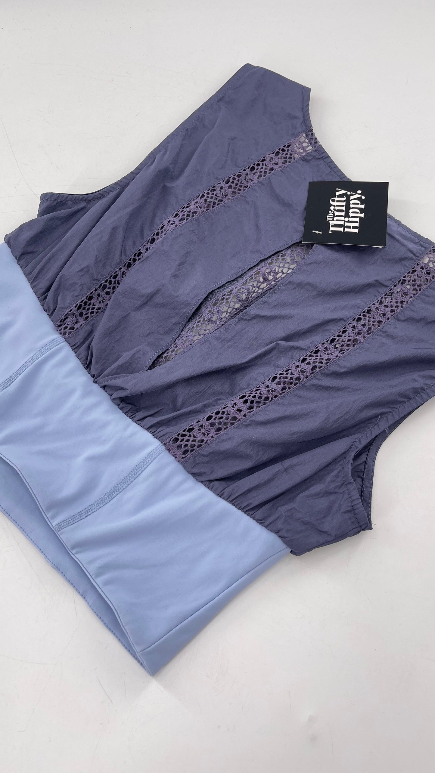 Free People Movement Slate and Baby Blue Tank (XS)